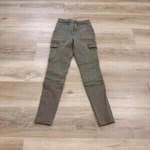 Garage Cargo Skinny Jeans Khaki Women's Size 0
